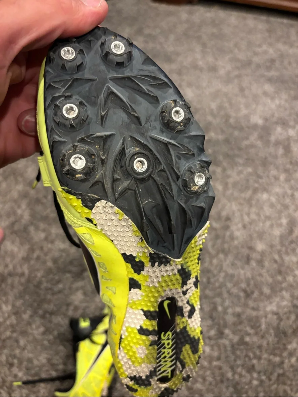Nike size bright